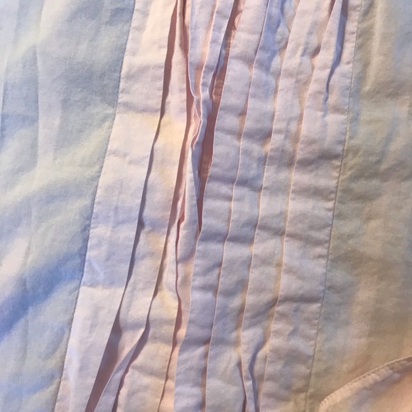 💗Pale Pink Cuffed&Ruffled Blouse!💗 - Picture 5 of 7